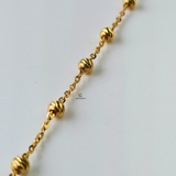 DIAMOND CUT STATION BRACELET
