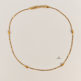 LIGHTWEIGHT BEADED STATION ANKLET