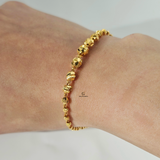 BEADED DIAMOND CUT BRACELET