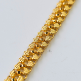 DOTTED LINK FLAT BRACELET