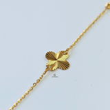 GOLD SATELLITE FLOWER BRACELET
