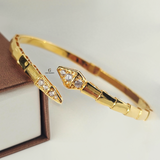 GOLD VIPER CUFF BANGLE