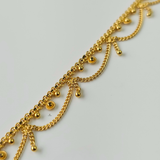 DRAPED CHAIN ANKLET
