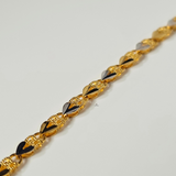 TWO TONE LINK DESIGN BRACELET