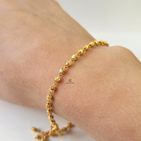 BEADED STATION BRACELET