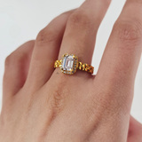 SQUARE JUBILEE BAND RING