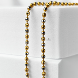 BEADED TWO TONE CHAIN