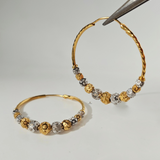 TWO TONE HOOPS
