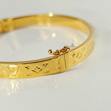 LV MONOGRAM HINGED BANGLE