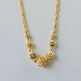 FILIGREE BEAD NECKLACE