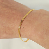 FLAT CHAIN MESH BRACELET