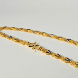 TWO TONE LINK DESIGN BRACELET