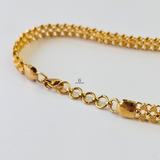 DOTTED LINK FLAT BRACELET