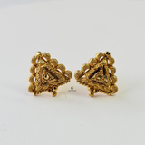 INTRICATE TRIANGLE STUDS