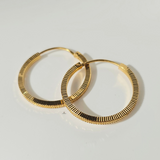 PLAIN GOLD HOOPS