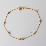 BEAD DIAMOND CUT ANKLET