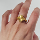 REVERSIBLE FLOWER FLIP RING