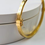 THIN LV MONOGRAM HINGED BANGLE