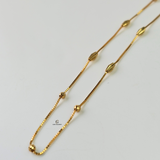 LIGHTWEIGHT BEADED STATION ANKLET