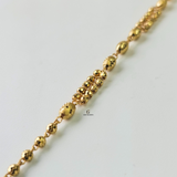 DIAMOND CUT BEADED BRACELET