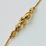BEADED DIAMOND CUT BRACELET