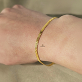 FLAT CHAIN MESH BRACELET