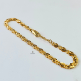 LEAF CUTTING FLAT BRACELET