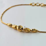 BEADED DIAMOND CUT BRACELET