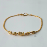 CENTRE CLUSTER GOLD BRACELET