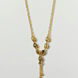 DIAMOND CUT DANGLE NECKLACE