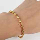 HEAVY BEADED TUBE DESIGN BRACELET