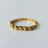 SINGLE ROW BEADED RING