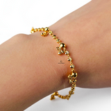 BEADED CHARM BRACELET
