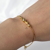BEADED DIAMOND CUT BRACELET