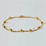 DIAMOND CUT STATION BRACELET