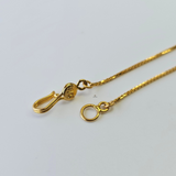 TEXTURED BEAD STATION NECKLACE
