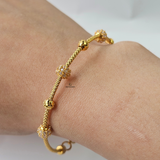 BALL BEADED LINK BANGLE