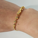 INTRICATE BEADED TUBE BRACELET