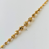 BEADED DIAMOND CUT BRACELET