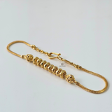 CENTRE CLUSTER GOLD BRACELET