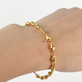 HEAVY BEADED TUBE DESIGN BRACELET