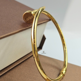 GOLD NAIL CUFF BANGLE