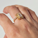 CUSHION CUT HALO RING