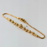 DIAMOND CUT BEADED BRACELET