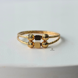 DAINTY BEADED RING