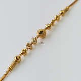 DIAMOND CUT BEADED BRACELET