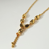 DIAMOND CUT DANGLE NECKLACE