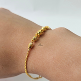 CENTRE CLUSTER GOLD BRACELET