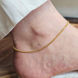 CUBAN LINK ANKLET