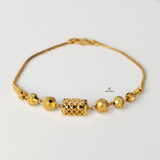 INTRICATE BEADED TUBE BRACELET